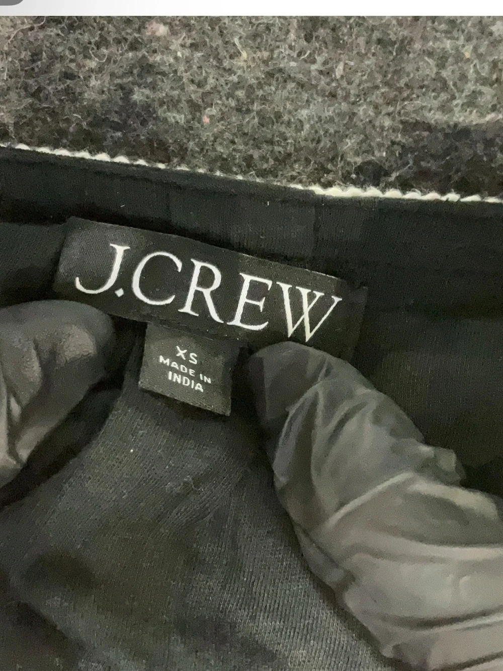 J. Crew Black Sequin Mariner Cropped Jacket